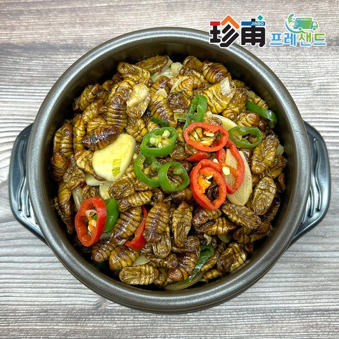 건강하고 맛있는 추억의 간식: 무염 무첨가 냉동 번데기