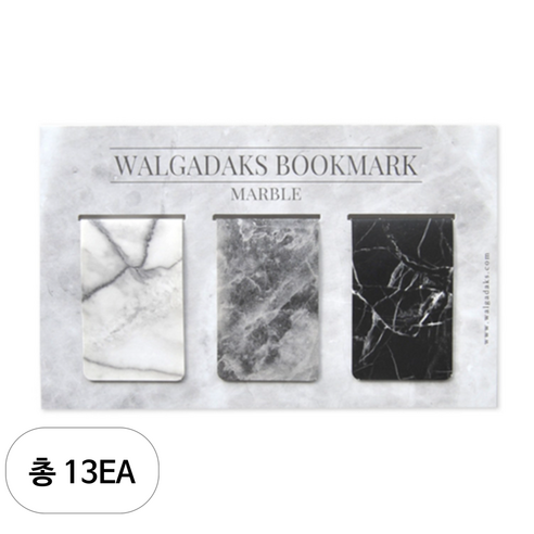 왈가닥스 마그네틱 북마크 3p, 마블, 13세트