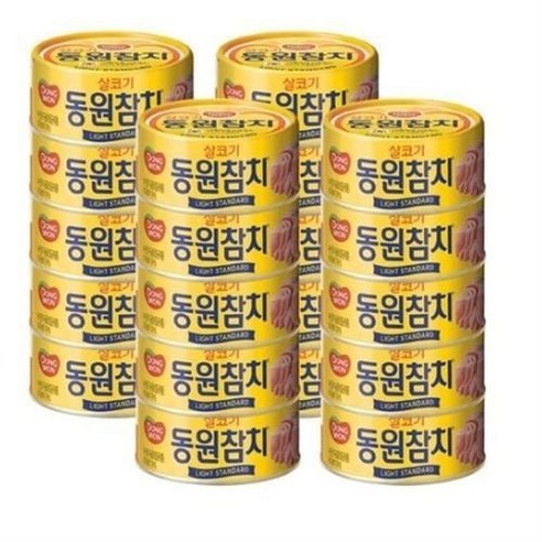 동원 라이트 스탠다드 참치, 100g, 56개