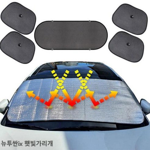 뉴투싼ix 햇빛가리개 햇빛차단 앞창가리개 차박용품 완벽한 차내 환경을 위한 가리개