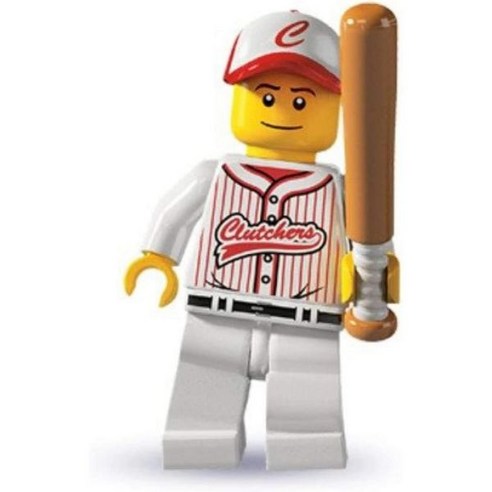 레고테크닉 레고스타워즈 레고프렌즈 파워정품 Lego: Minifigures Series 3 Baseball Player Mini-Figure 152515