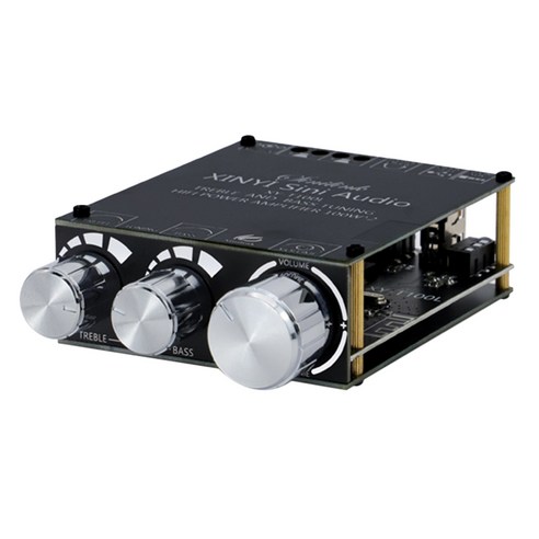 노 브랜드 블루투스 5.0 100W + 파워 서브 우퍼 앰프 보드 2.1 채널 클래스 D 홈 오디오 스테레오 이퀄라이저 XY-T100L, 63701