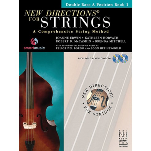 (영문도서) New Directions(r) for Strings Double Bass a Position Book 1 Paperback, Alfred Music, English, 9781569395769