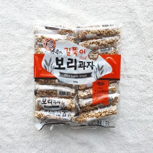 길쭉이 보리과자, 400g, 3개