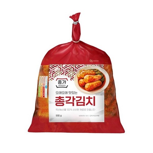 종가 오래오래 맛있는 총각김치 900G 1개 (아이스포장 포함)