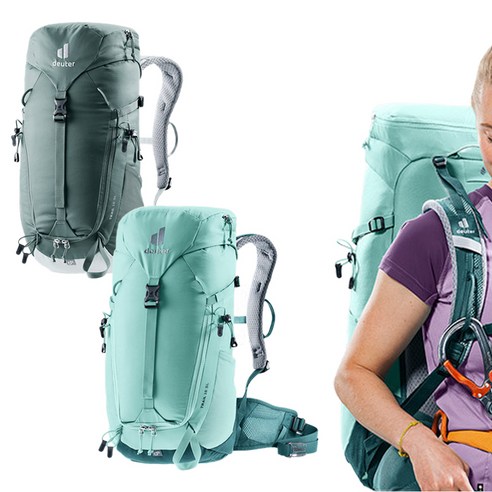 도이터 트레일 16 SL 여성 등산 가방 하이킹 트레킹 배낭 3440023, one size, 3464 teal-tin