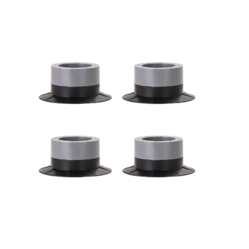 업그레이드 세탁기 높이조절 받침대 4cm, 블랙+그레이, 4개
