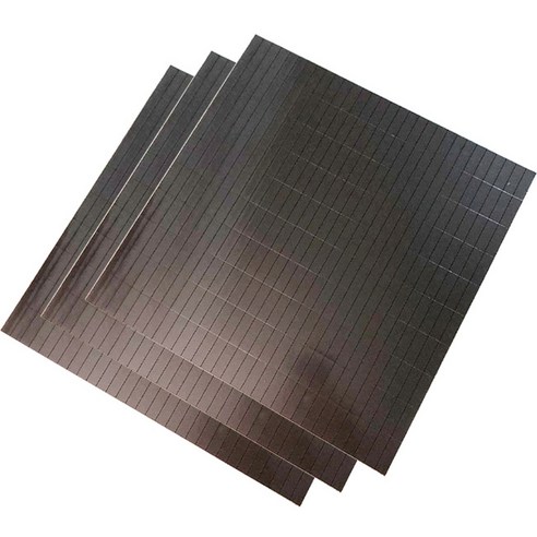 [제이스마그네트] 접착 조각 고무자석 시트 300x300 판, 3p세트 30x10x0.9T_900조각, -