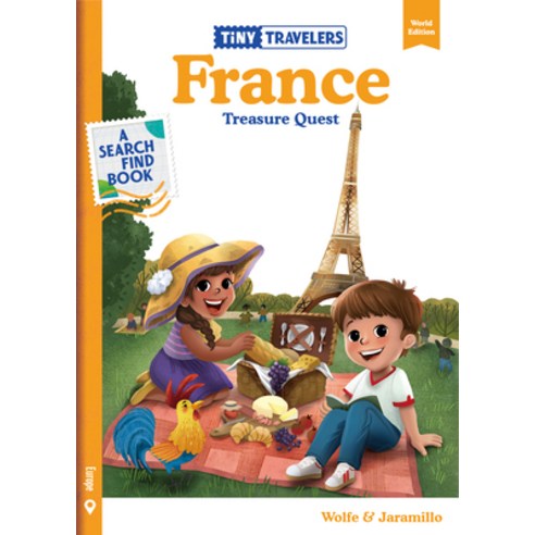 Tiny Travelers France Treasure Quest Board Books, Encantos