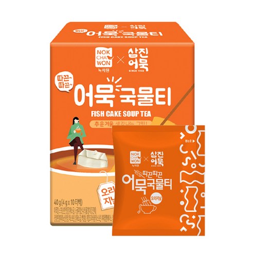 코스트코 녹차원 삼진어묵 어묵국물티 10T 40G 오리지널, 10개입, 1개