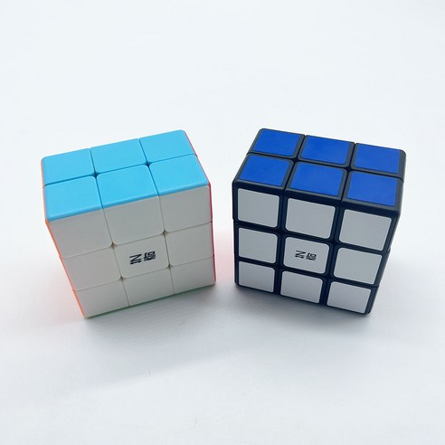 2X3X3 QiYi 치이 233 큐브 루빅스 스피드 큐브 치이큐브 MoFangGe 모팡지/ QiYi 233 Speed Cube 10개이상 구매시 마론 8색펜 1개 증정, 블랙(Black)