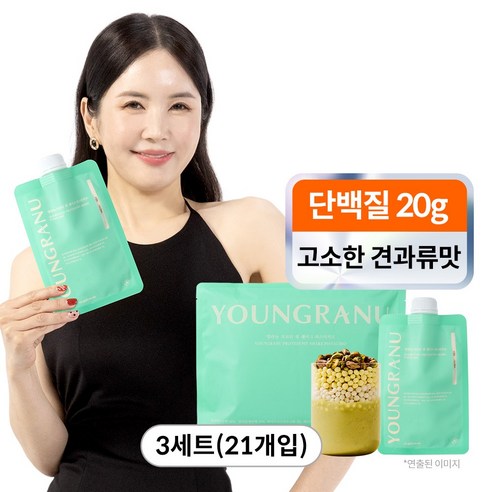 영라뉴 프로틴 핏 쉐이크 피스타치오, 3세트, 315g