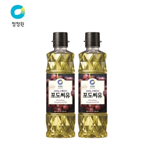 청정원 포도씨유, 900ml, 2개