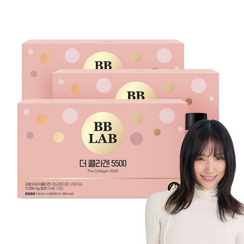 비비랩 더 콜라겐 5500 고함량 어린콜라겐 마시는 액상 저분자 펩타이드 BBLAB, 700ml, 3개