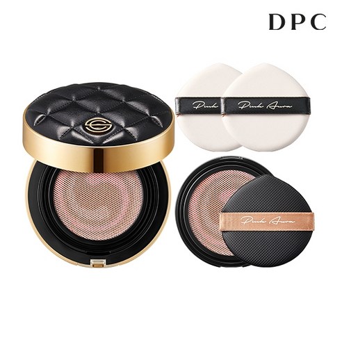 DPC 핑크 아우라 페이스 리프트 시즌 5 쿠션 15g + 리필 + 퍼프 2p 세트, 23호, 1세트