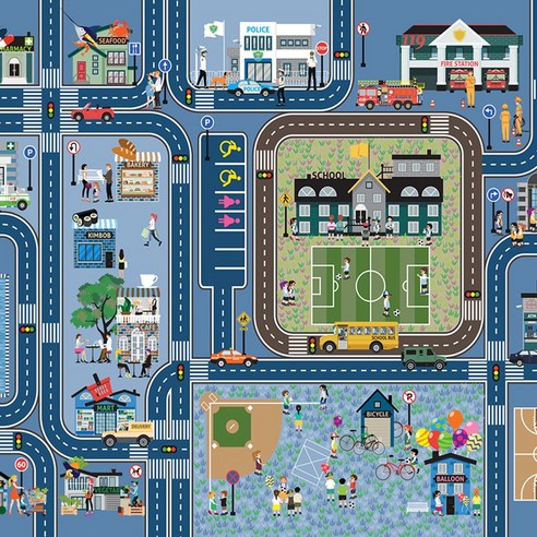 아이들의 상상력을 펼쳐주는 안전하고 즐거운 놀이 공간