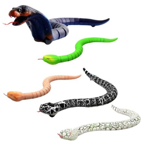 뱀 장난감 움직이는 자동 RC 스네이크, 뱀장난감(컬러:노랑)
