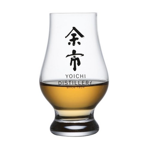 한정판'' YOICHI DISTILLERY 블랙로고 요이치 증류소 핸드메이드 ISO표준 크리스탈 위스키 테이스팅 글라스 190ml, 1개