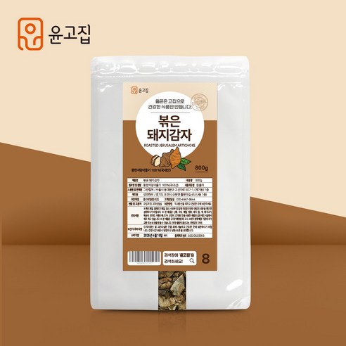 윤고집 볶은 돼지감자 차, 1개, 1개입, 800g