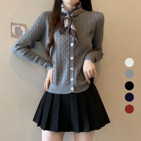 추천제품 봄과 가을의 완벽한 동반자: Luna Grace 여성용 데일리 니트 가디건