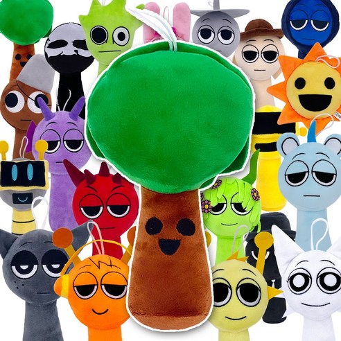 스프런키 sprunki 인형 S25114, 1개, 미스터트리, 22cm