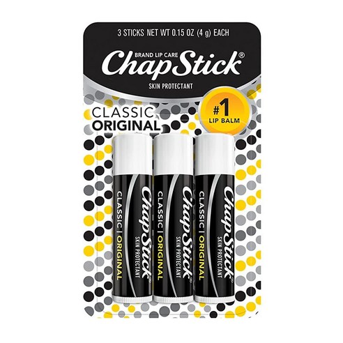 ChapStick 클래식 립밤 오리지날 0.15온스 3개입 178443