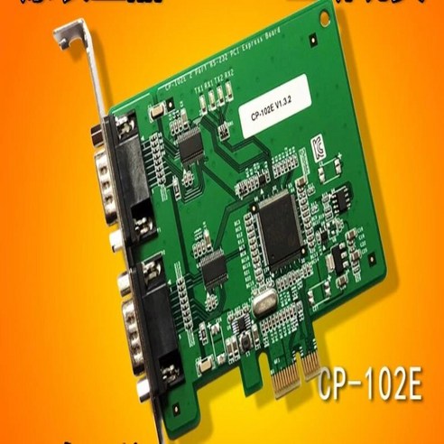 Mosa MOXA CP-102E 2 포트 PCIE 슬롯 RS232 멀티 직렬 카드, 한개옵션0