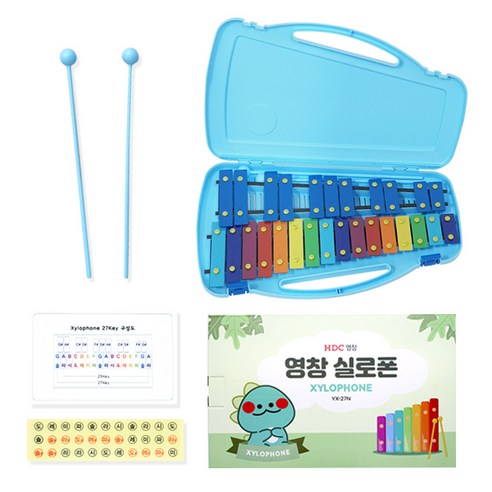 영창 실로폰 YX-27N 블루, 1개