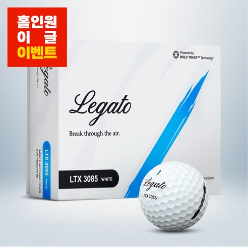 레가토 정품 USGA 공인구 우레탄 3피스 새 골프공 옐로우 비거리 골프볼 24구, 12개입, 2개