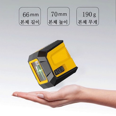 Zoomland 미니 수평계: 녹색 빛으로 완성하는 완벽한 수평