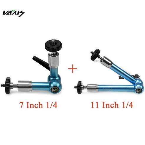 VAXIS-7 인치 11 매직 암 노가 1/4 3/8 마운트 카메라 모니터 비디오 전송용 조절 가능한 마찰, [05] 7 Inch w 11 Inch, 05 7 Inch w 11 Inch
