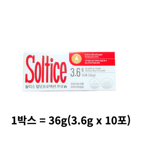 솔티스 혈당 프로텍션 프로, 36g, 10개