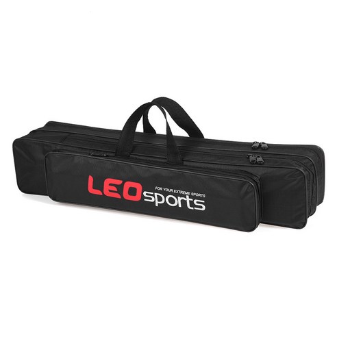 LEO 70cm / 80cm 휴대용 낚싯대 가방 낚시 극 운반 도구 케이스 기어 주최자 저장 부대, 블랙