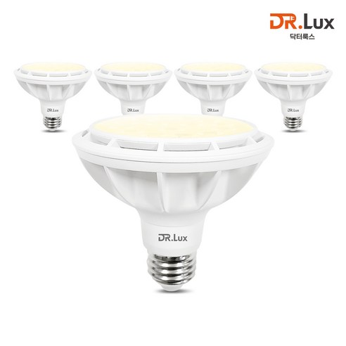 닥터룩스 LED PAR30 15W 집중형, 5개, 주백색