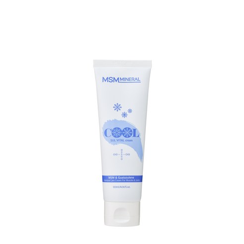 미스미네랄 sul16 디피힐 리뉴얼 이봉주 MSM 마사지 크림 SUL VITAL cream 레몽하우스, 1개, 쿨 튜브형(운동 후), 120ml