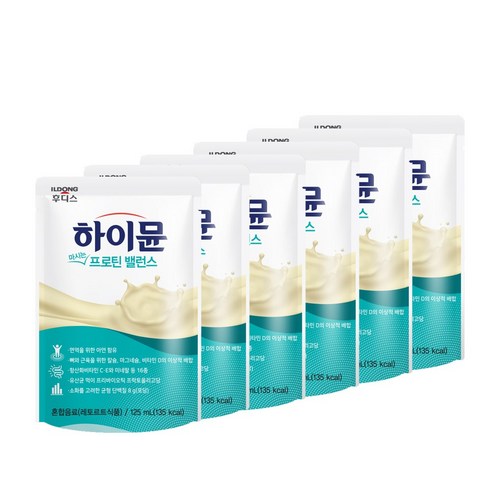 후디스 하이뮨 프로틴 밸런스 액상 125ml X 6개입, 2세트 후디스액상분유 후디스 하이뮨 프로틴 밸런스 액상 125ml X 6개입, 2세트 후디스액상분유