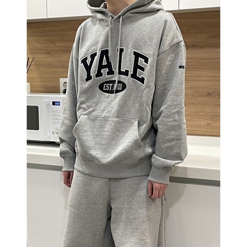 [당일출고/국내정품] 봄 24SS YALE HOODIE 예일 후드 (그레이) 
맨투맨/후드티