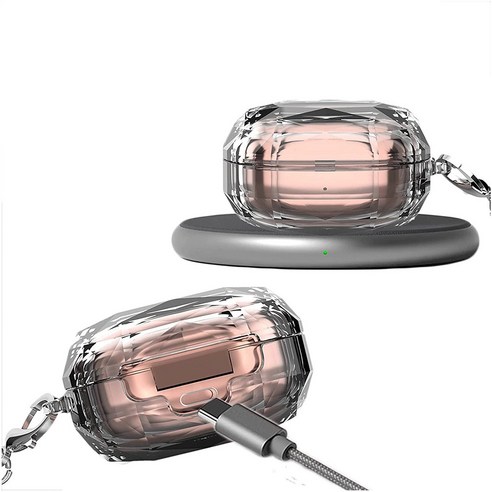 빛나는 투명 갑옷, 헤미션 갤럭시 버즈 투명 케이스로 소중한 이어폰을 안전하게 보호하세요.