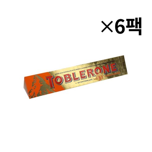 (독일직배) 토블론 진저리 오렌지 밀크 초콜릿 360g 6팩 Toblerone Gingery Orange