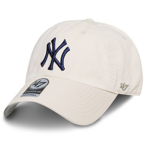 MLB 모자 47브랜드 클린업 뉴욕 양키스 내츄럴 베이지