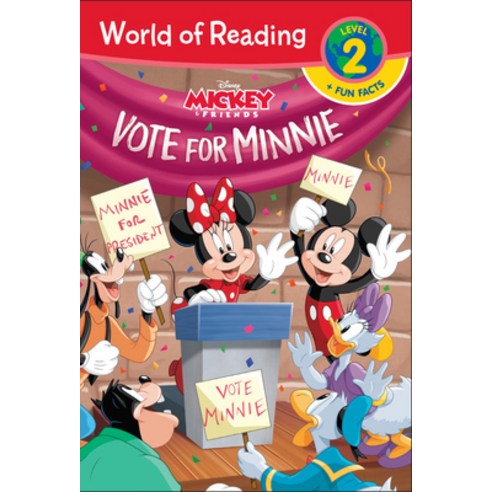 (영문도서) Vote for Minnie Hardcover, Disney Press