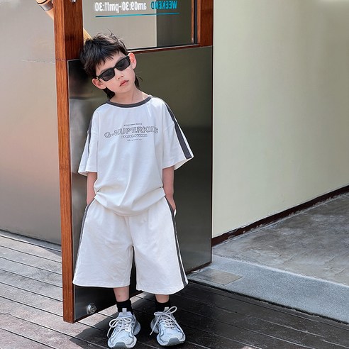 여름 상하복 세트 남아 등원룩 어린이 외출복 형제룩 아동복 유아 선물 주니어 야외 활동