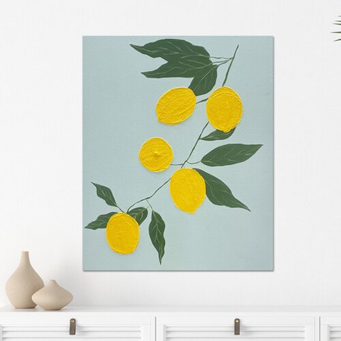 트리빌리지 화사한 과일 벽인테리어 미술작품 유화 캔버스액자 (65x80cm), 선택완료