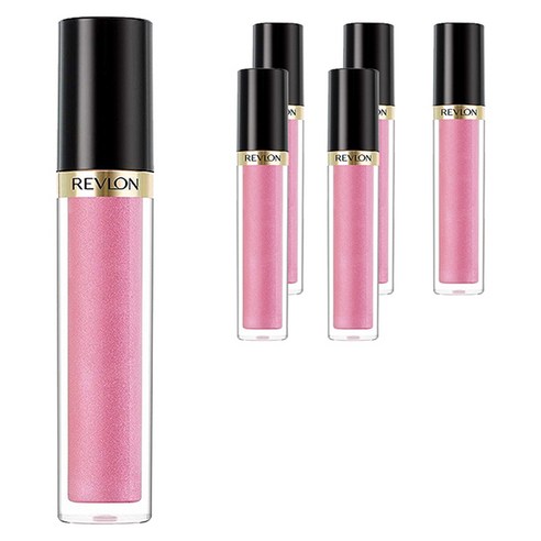 레브론 수퍼 러스트러스 립 글로스 3.8ml, Pinkissimo, 6개