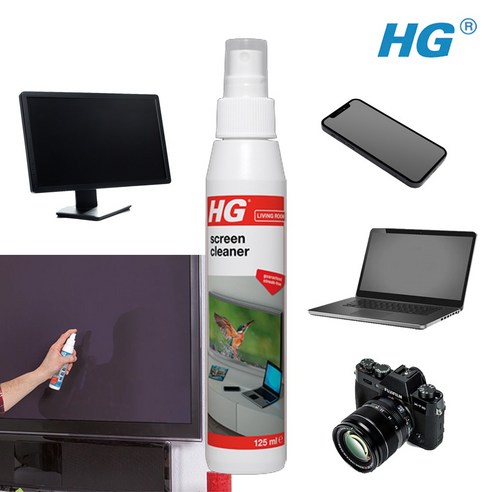HG 액정클리너 125ml 휴대폰 TV 화면 모니터 청소 핸드폰 티비 닦기