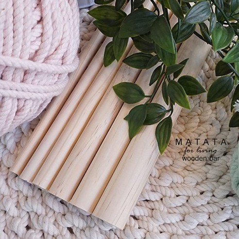 뉴송 우드봉으로 완성하는 따뜻한 감성 마크라메