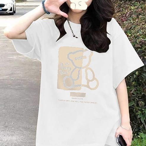 아늑한 여름날을 위한 오버핏 티셔츠