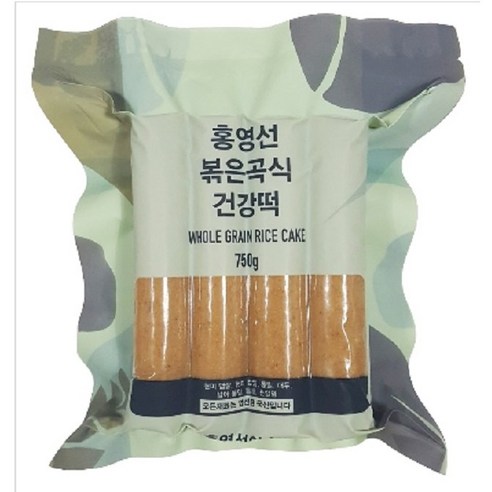 홍영선볶은곡식가래떡 ( 현미곡류영양떡 ) 750g ( 5팩 )