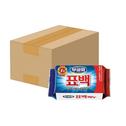 1BOX 표백비누 x 32개 무궁화 230g 빨래비누 ide*8216qR, 1, 본상품선택