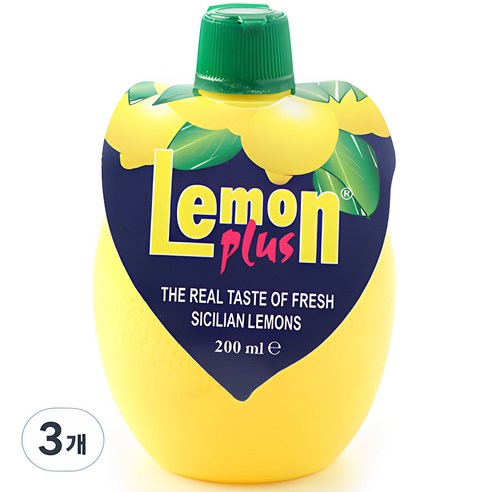 유로푸드 플러스 레몬 음료, 200ml, 3개 solimon 유로푸드 플러스 레몬 음료, 200ml, 3개 solimon